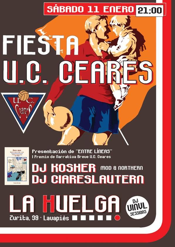 Fiesta U.C. Ceares en el bar La Huelga de Madrid