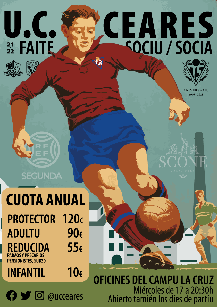 Cartel Socios 21 / 22